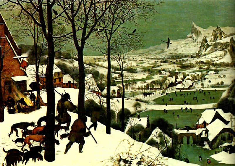 jagare i sno, Pieter Bruegel